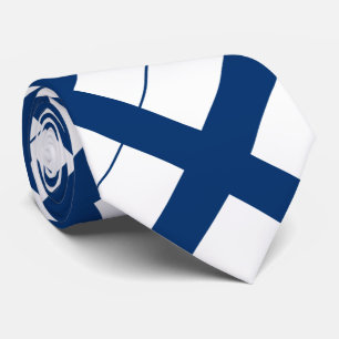 Cravate Drapeau de la Finlande