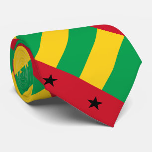 Cravate Drapeau de la Guinée-Bissau