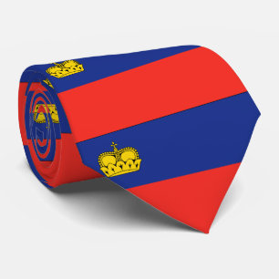 Cravate Drapeau de la Liechtenstein