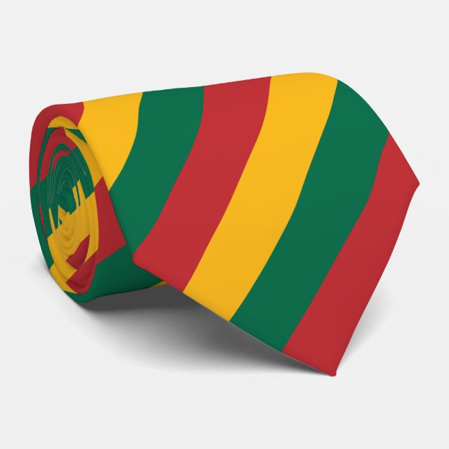 Cravate Drapeau de la Lituanie (Roulé)