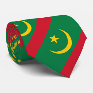 Cravate Drapeau de la Mauritanie