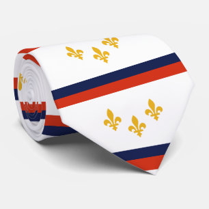 Cravate Drapeau de la Nouvelle-Orléans, Louisiane