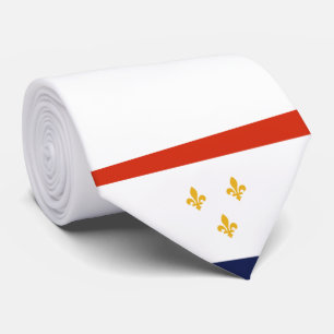 Cravate Drapeau de la Nouvelle-Orléans (Louisiane, États-U