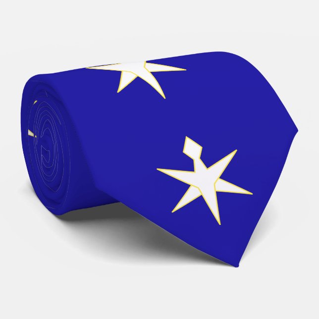 Cravate Drapeau de la préfecture de Chiba, Japon (Roulé)