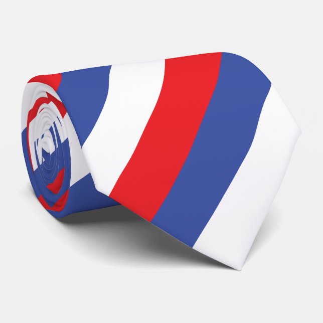 Cravate Drapeau de la Republika Srpska (Roulé)