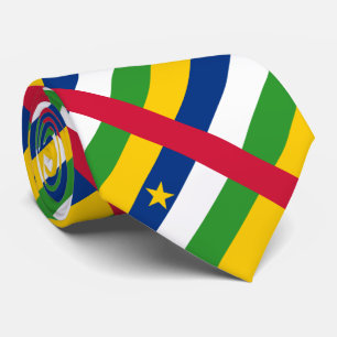 Cravate Drapeau de la République centrafricaine