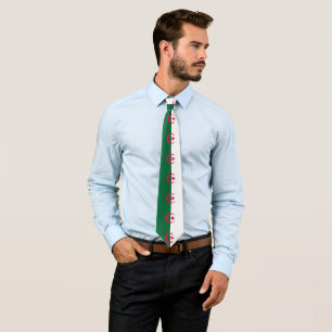 Cravate Drapeau de l'Algérie