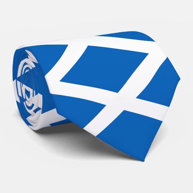 Cravate Drapeau de l'Écosse (Roulé)