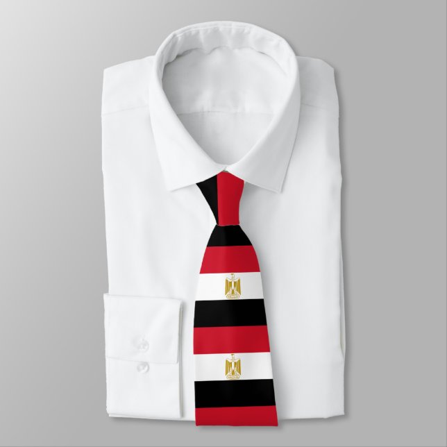 Cravate Drapeau de l'Égypte (Attaché)