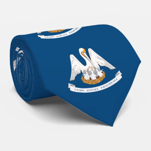 Cravate Drapeau de l'État de Louisiane