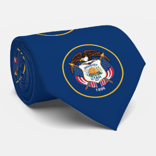 Cravate Drapeau de l'État de l'Utah