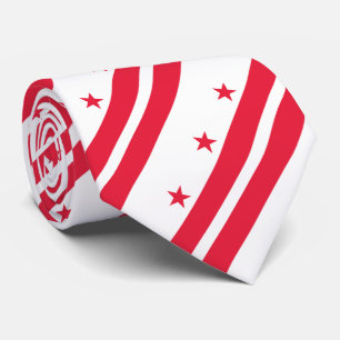 Cravate Drapeau de l'État de Washington DC