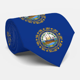 Cravate Drapeau de l'État du New Hampshire