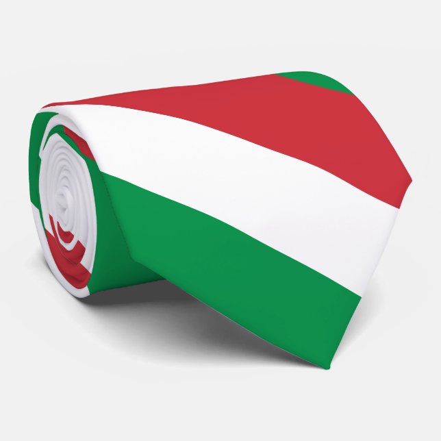 Cravate Drapeau de l'Italie (Roulé)