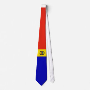 Cravate Drapeau de Moldau