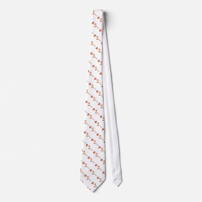 Cravate Drapeau de rose allemand (Devant)