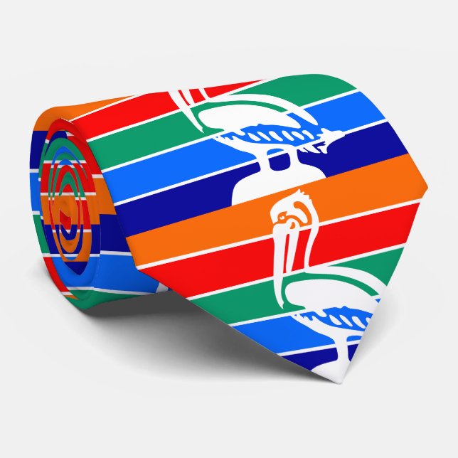 Cravate Drapeau de Saint-Pétersbourg, Floride (Roulé)