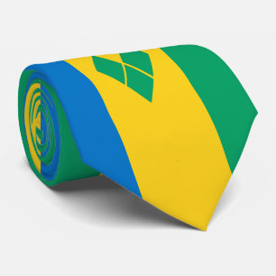 Cravate Drapeau de Saint-Vincent-et-les-Grenadines