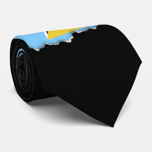 Cravate Drapeau de Sainte-Lucie