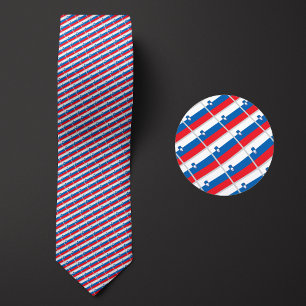 Cravate Drapeau de Slovénie Motif