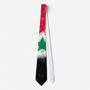 Cravate Drapeau de Syrie