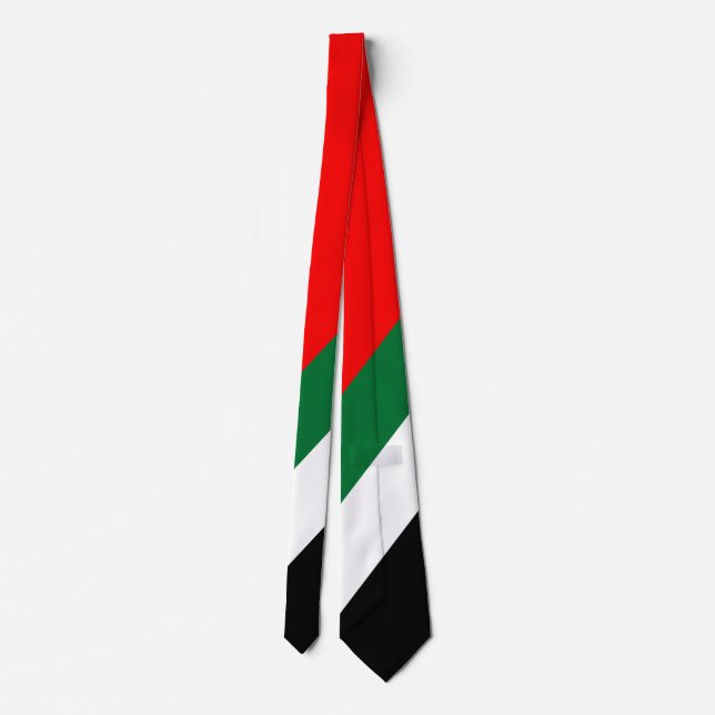 Cravate Drapeau des Émirats arabes unis (Dos)
