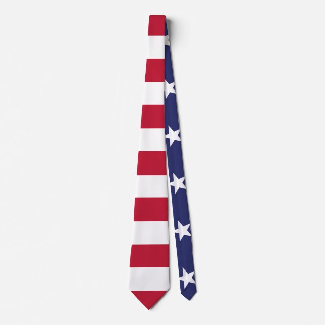 Cravate Drapeau des États-Unis d'Amérique (Devant)