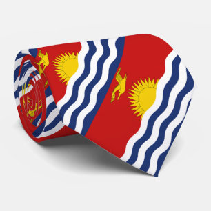 Cravate Drapeau des Kiribati