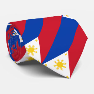 Cravate Drapeau des Philippines
