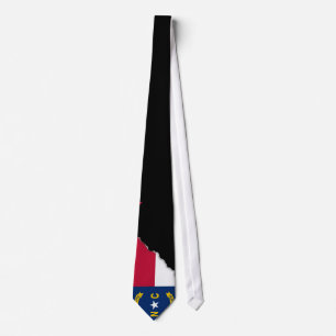 Cravate Drapeau d'état de la Caroline du Nord