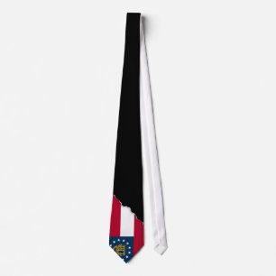 Cravate Drapeau d'état de la Géorgie