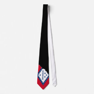 Cravate Drapeau d'état de l'Arkansas