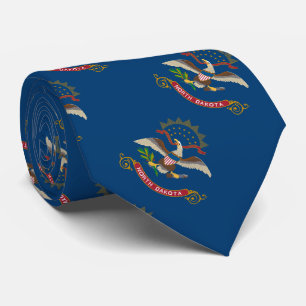 Cravate Drapeau d'État du Dakota du Nord