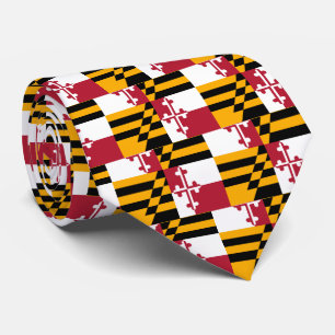 Cravate Drapeau d'état du Maryland élégant