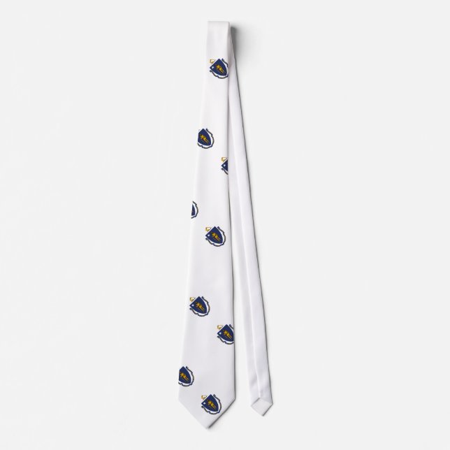 Cravate Drapeau d'état du Massachusetts (Devant)