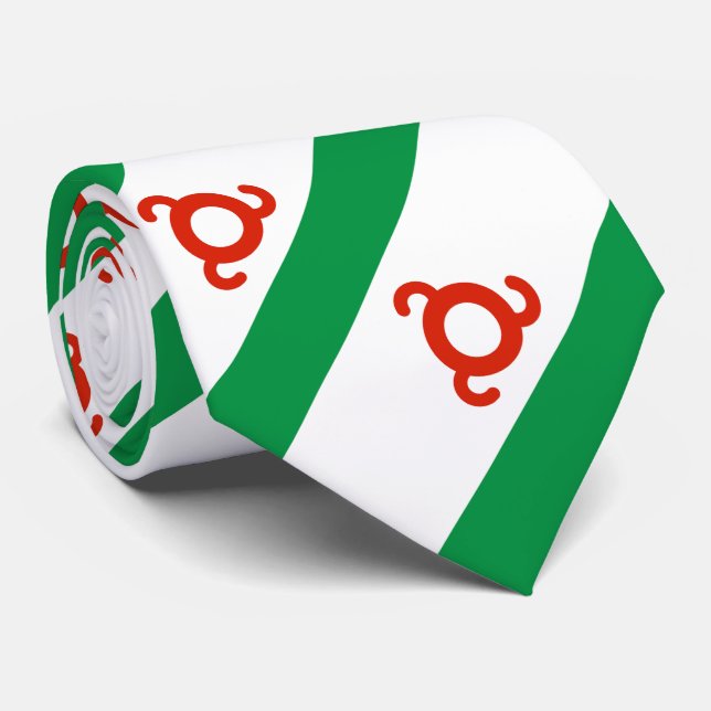 Cravate Drapeau d'Ingushetia (Roulé)