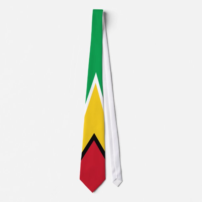 Cravate Drapeau du Guyana (Devant)