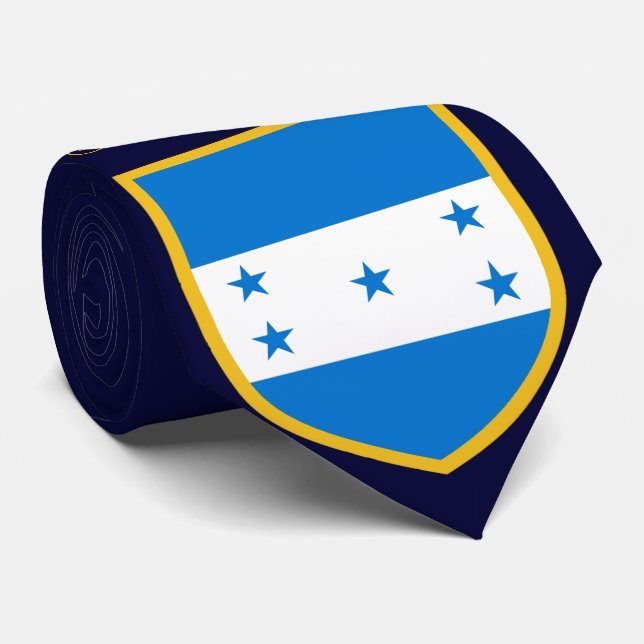 Cravate Drapeau du Honduras (Roulé)
