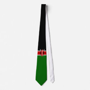 Cravate Drapeau du Kenya