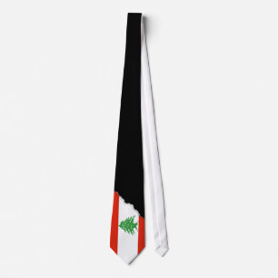 Cravate Drapeau du Liban