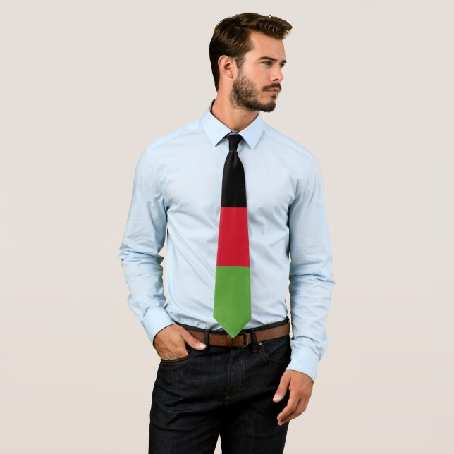 Cravate drapeau du Malawi (En situation)