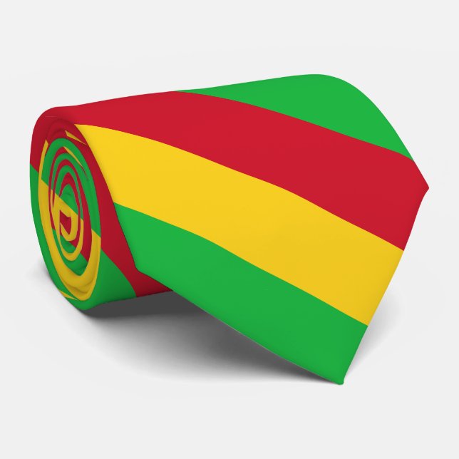 Cravate Drapeau du Mali (Roulé)