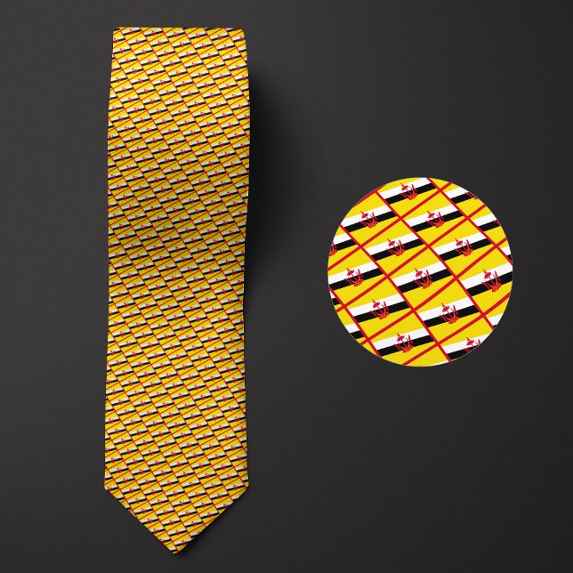 Cravate Drapeau du Motif de Brunei (Créateur téléchargé)