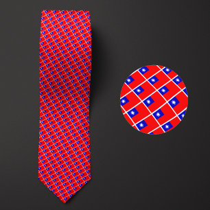 Cravate Drapeau du Motif de Taïwan