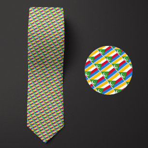 Cravate Drapeau du Motif des Comores