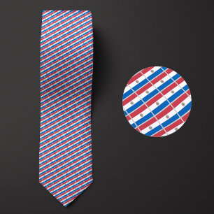 Cravate Drapeau du Motif du Paraguay