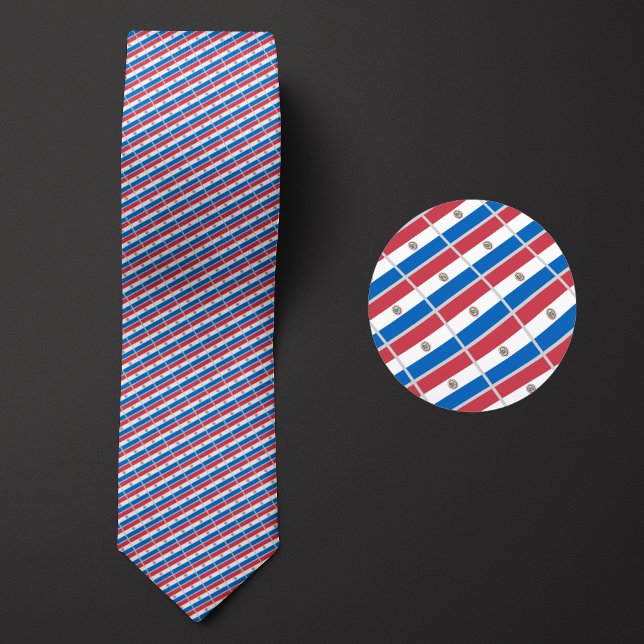 Cravate Drapeau du Motif du Paraguay (Créateur téléchargé)