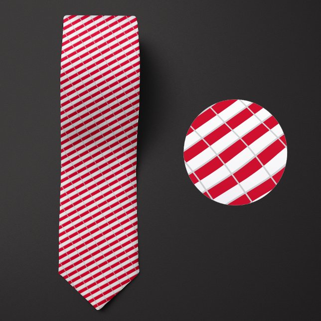 Cravate Drapeau du Motif indonésien (Créateur téléchargé)