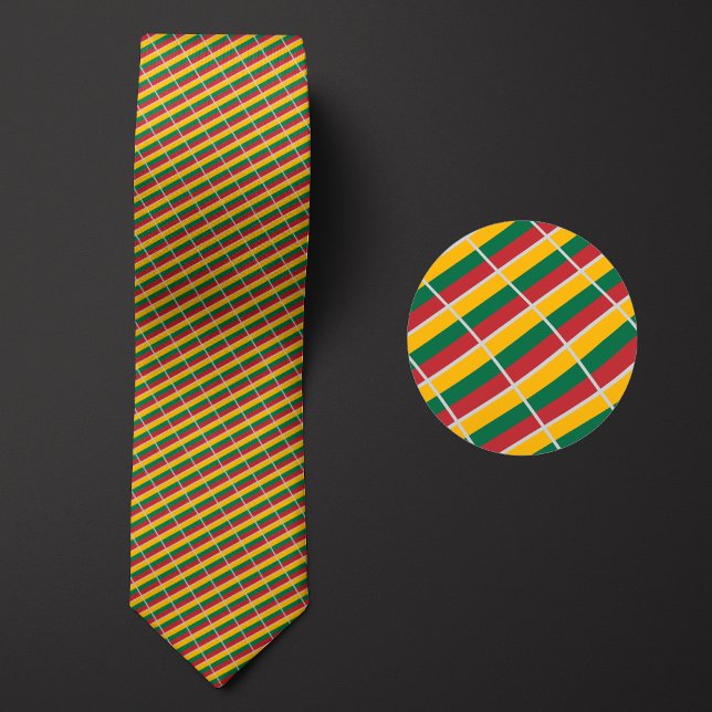 Cravate Drapeau du Motif lituanien Necktie met en évidence (Créateur téléchargé)