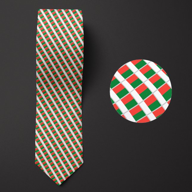 Cravate Drapeau du Motif malgache (Créateur téléchargé)